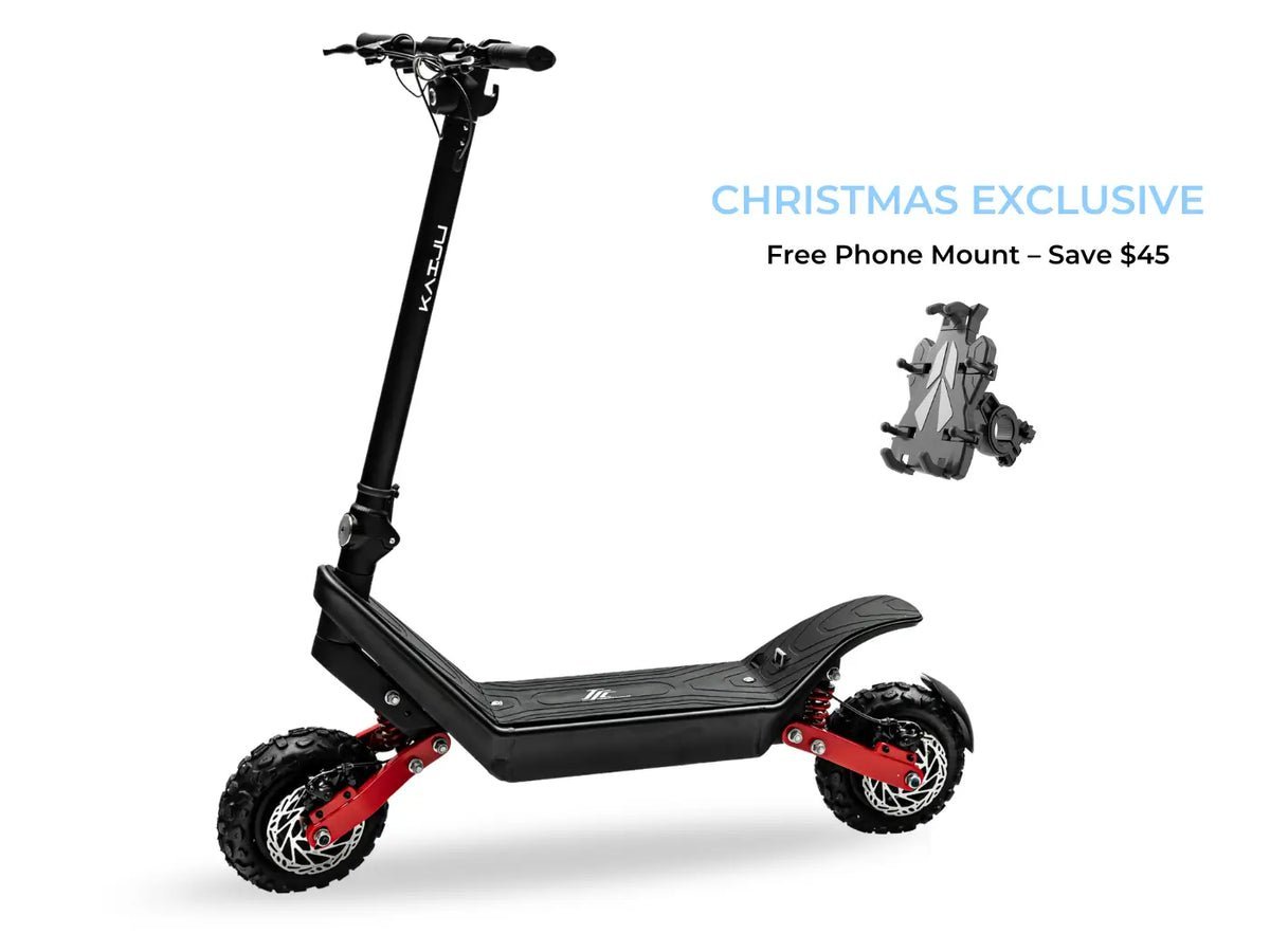 Kaiju 3600W 50km/h Dual Motor Off-Road Electric Scooter with Triple Spring Suspension, Removable Battery - The Simple Commute