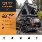 San Hima Kalbarri Lite Rooftop Tent Hardshell With Ladder Grey Camping 4WD 4x4 - Image 2