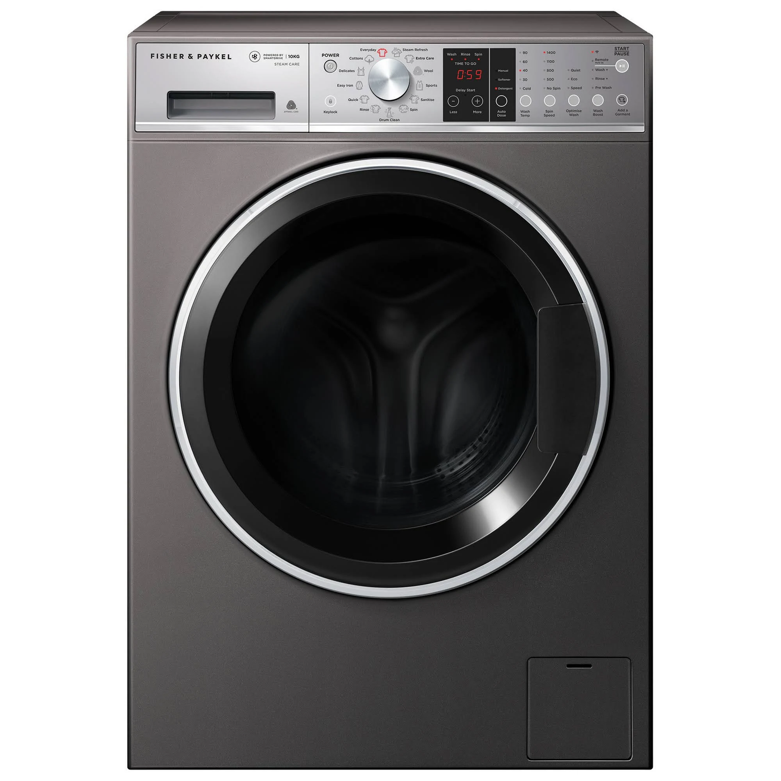 Fisher & Paykel WH1060SG1 10kg Series 9 Front Load Washer
