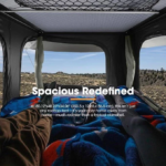 San Hima Gibb Rooftop Tent Hardshell With Ladder Outdoor Waterproof Camping 4x4 - Image 5